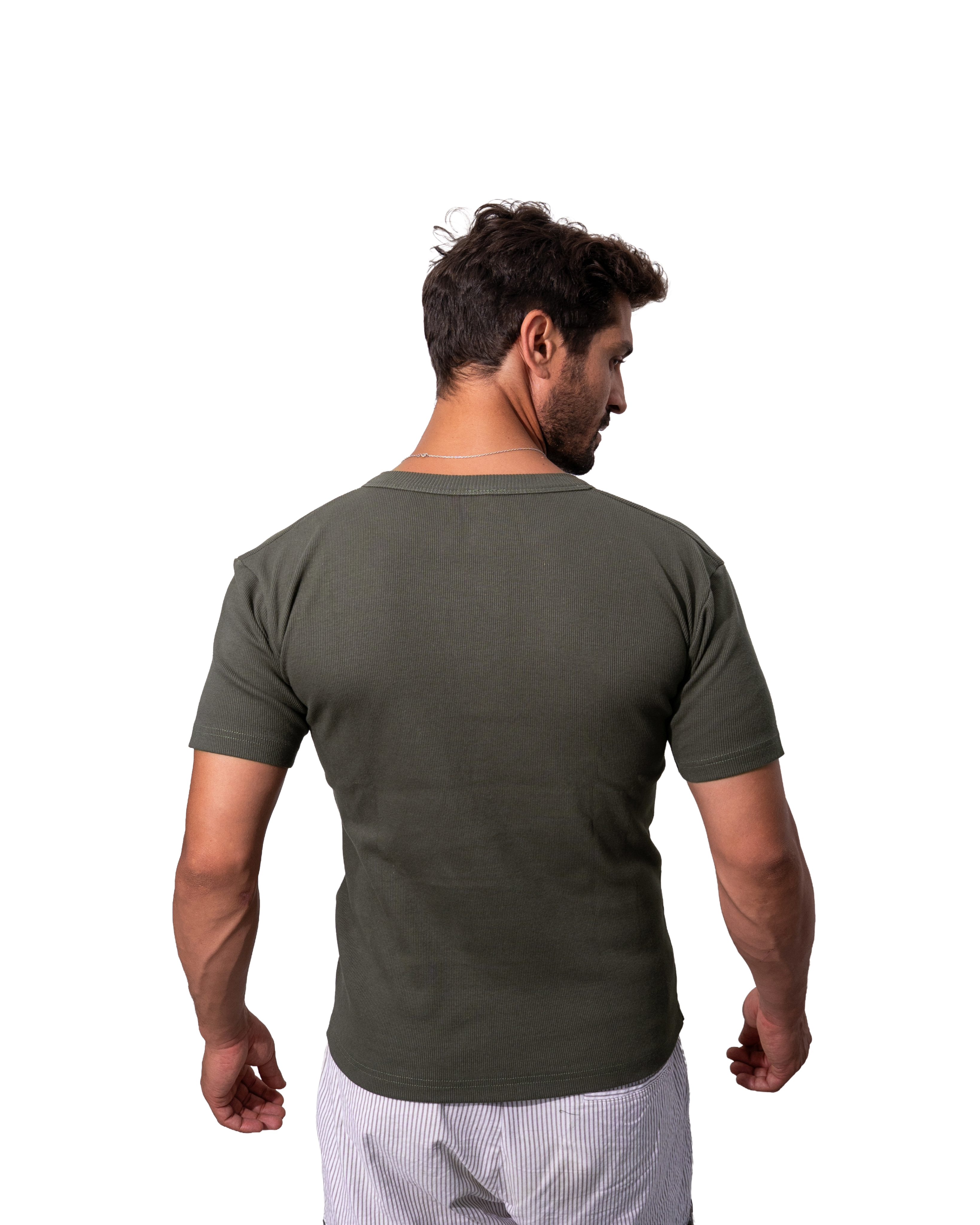Henley Olive T-shirt
