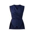 Wrap Navy Top