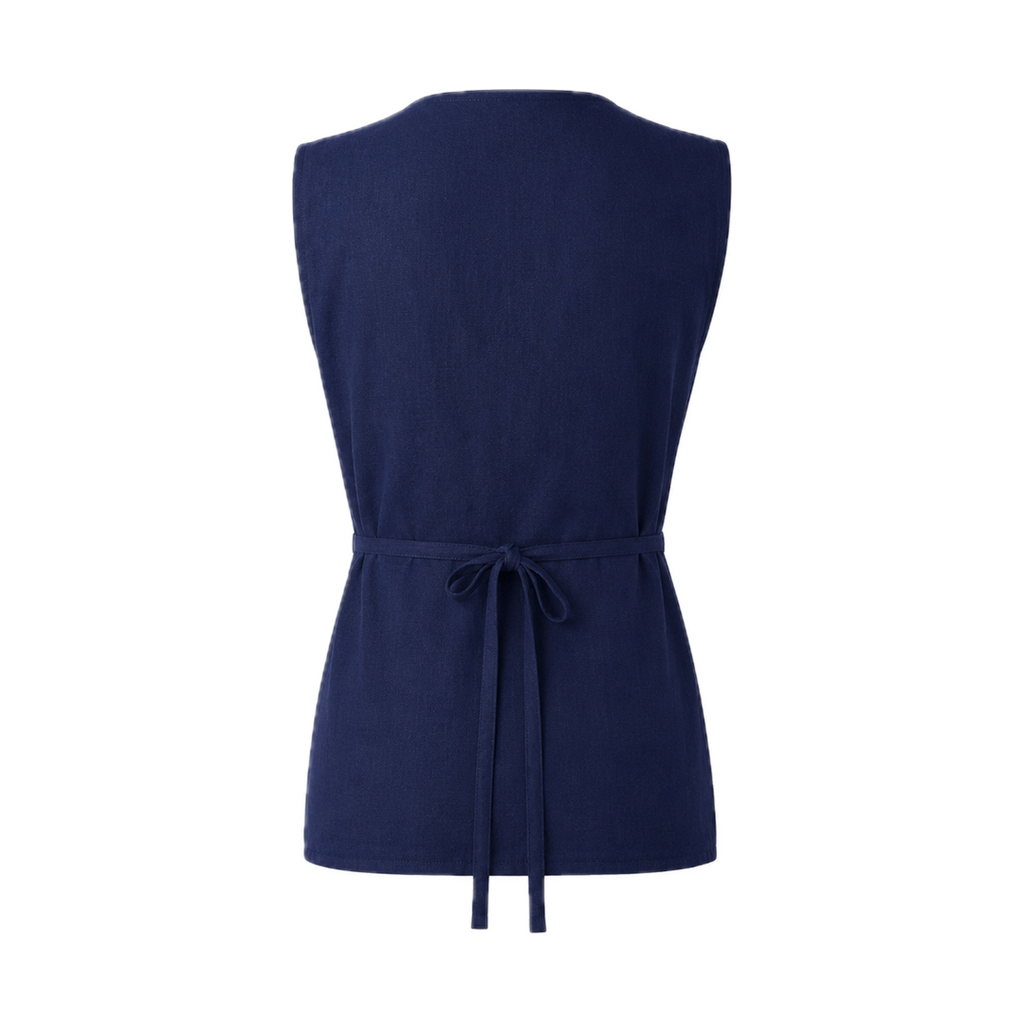 Wrap Navy Top