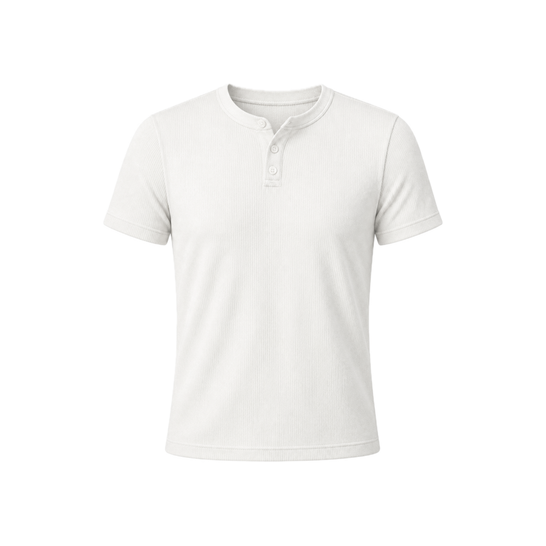 Henley Off-White T-shirt