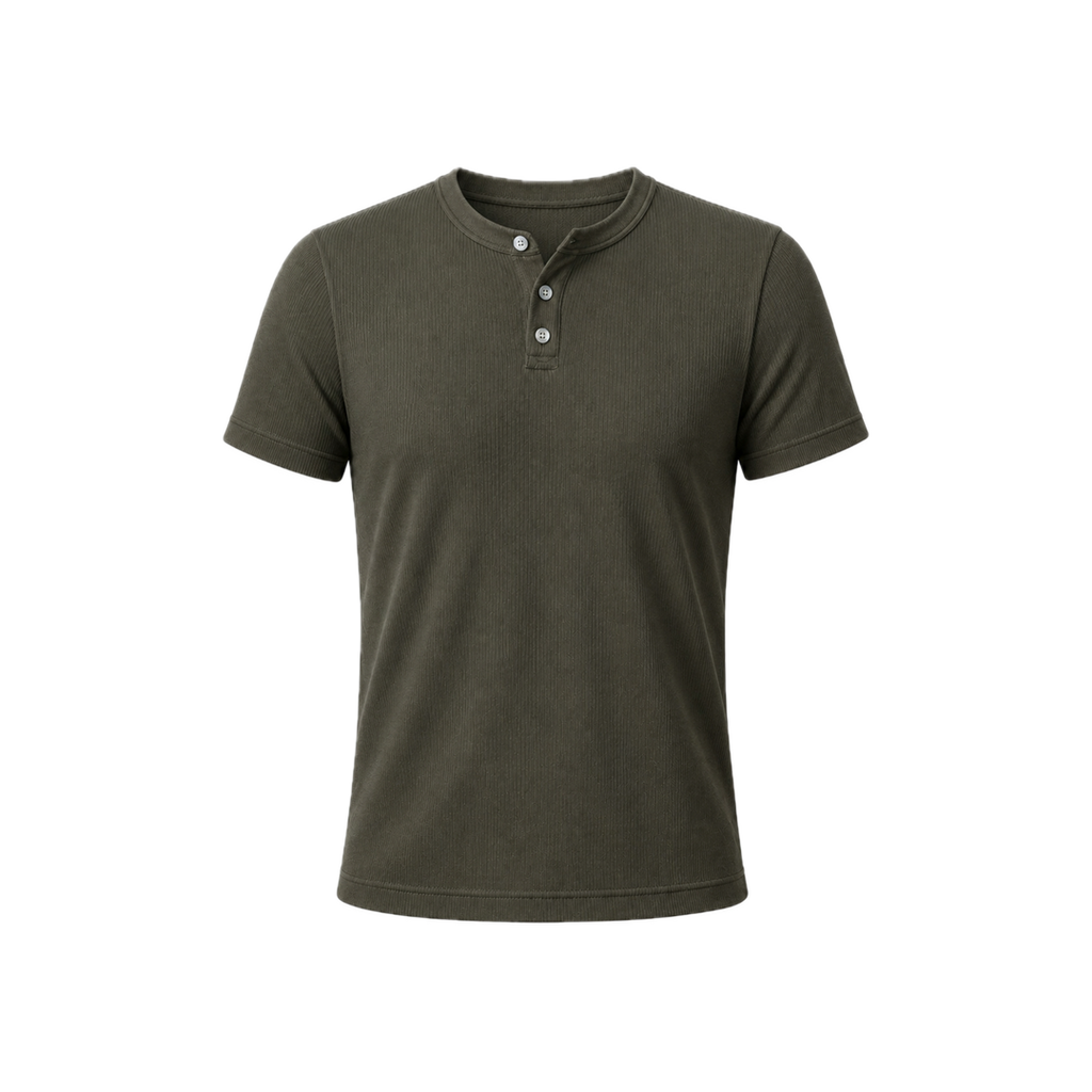 Henley Olive T-shirt