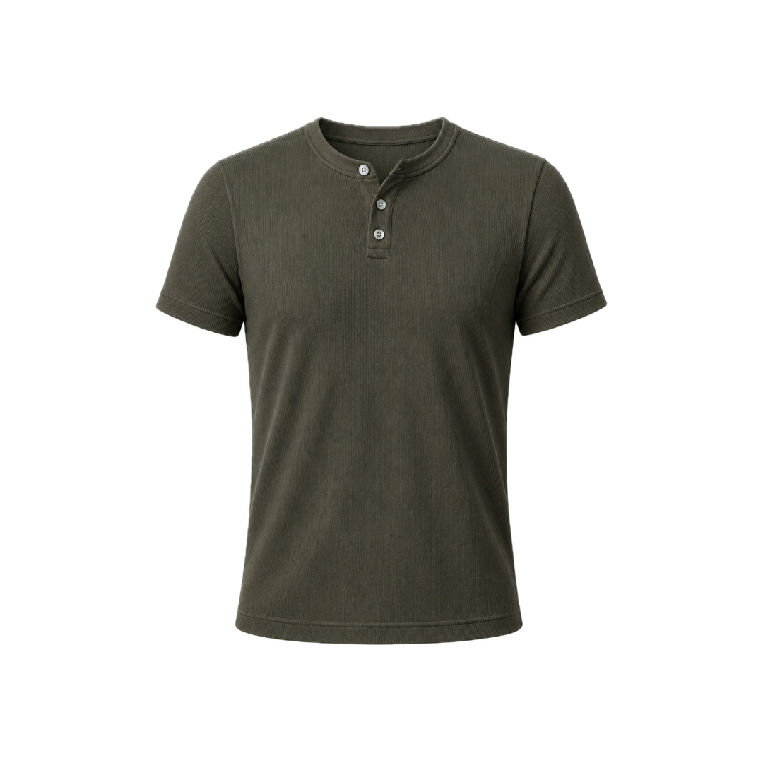 Henley Olive T-shirt