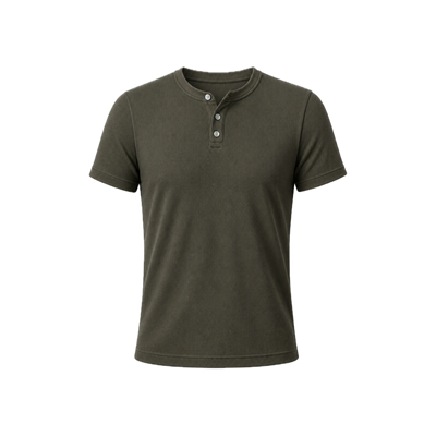 Henley Olive T-shirt